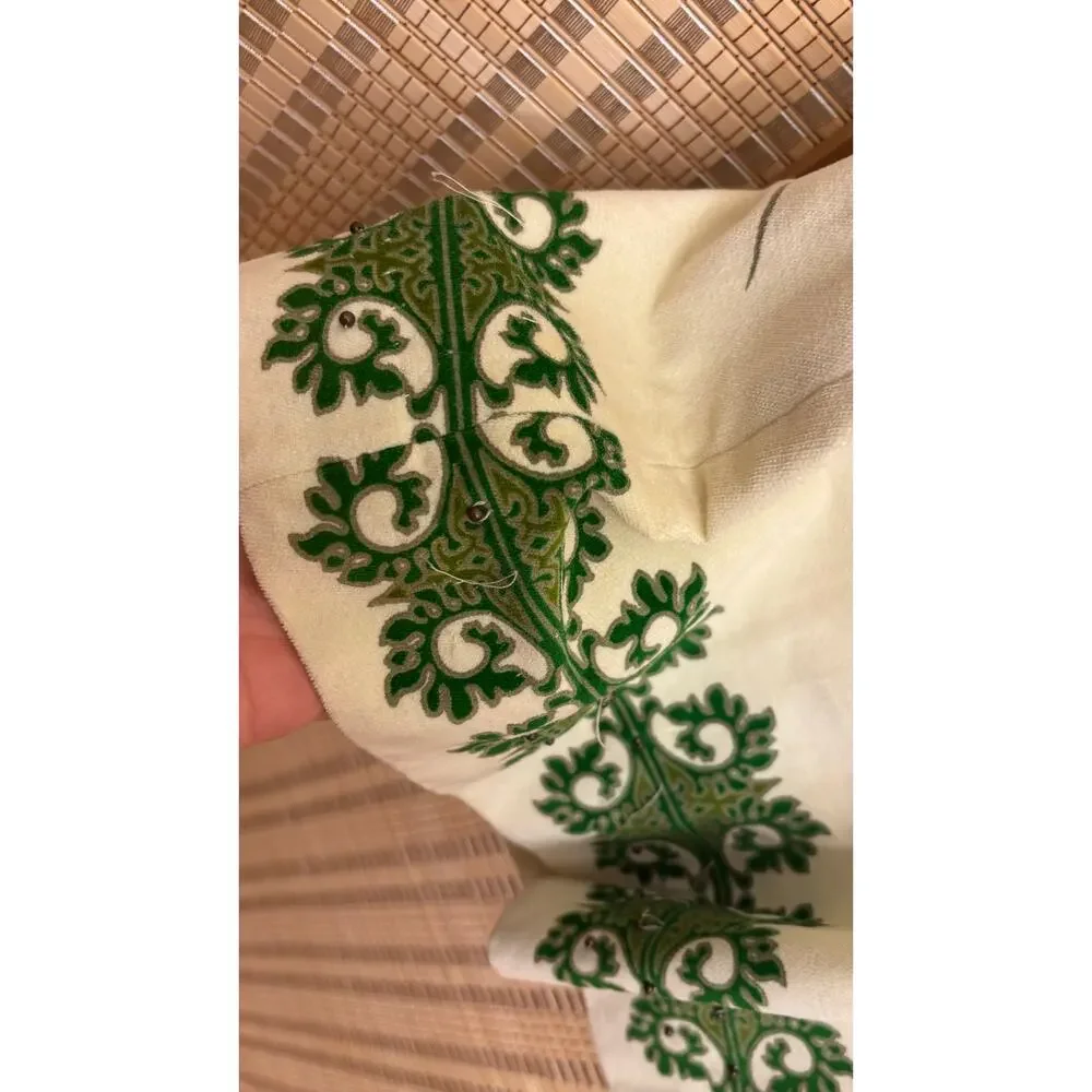 Free People Bird of Paradise embroidered blue Peacock mini dress sz2 - Picture 14 of 16